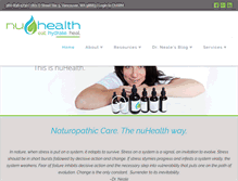 Tablet Screenshot of nuhealthclinic.com